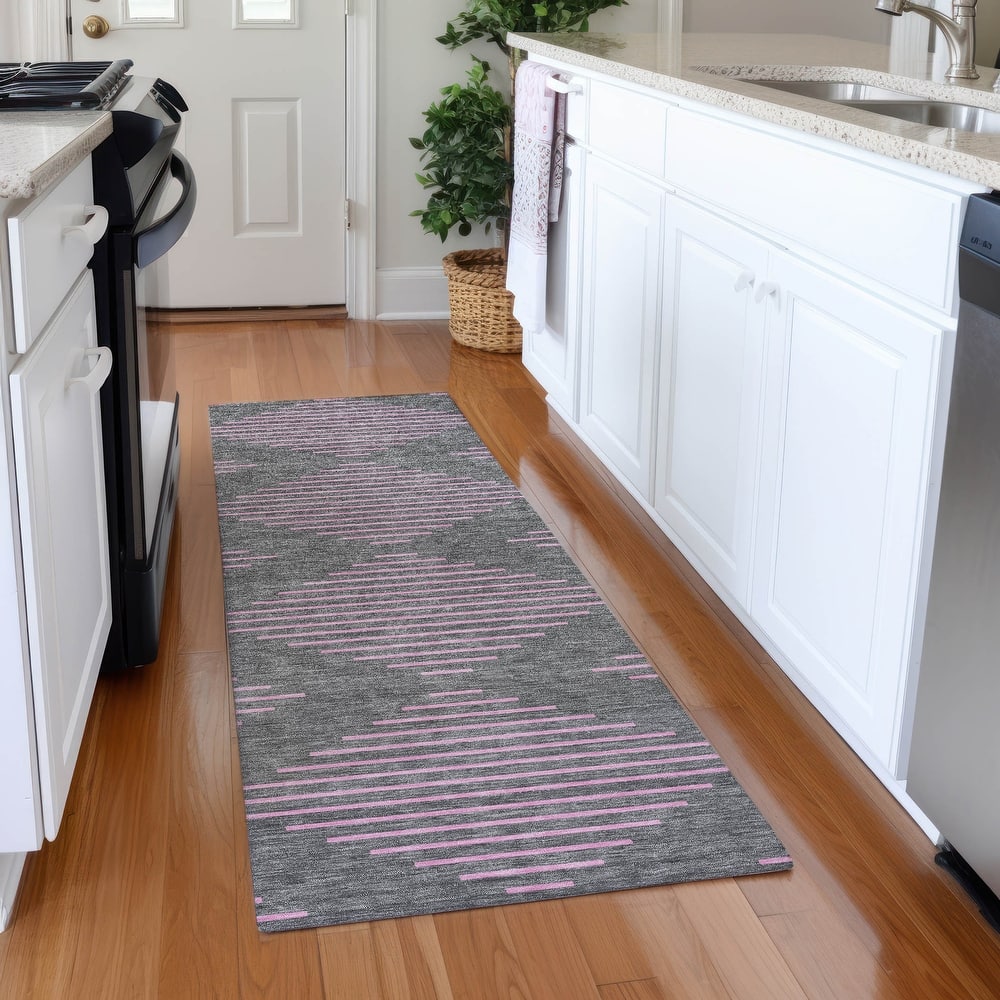 Premium Washable Super Soft Global Stripes Mayfield Rug
