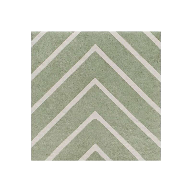 Verity Woven 8x8 Matte Porcelain Encaustic Tile - Floor, Wall, Backsplash