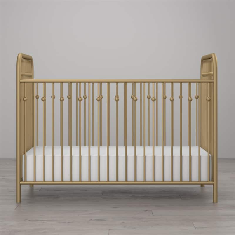 Little Seeds Monarch Hill Ivy Metal Crib - N/A