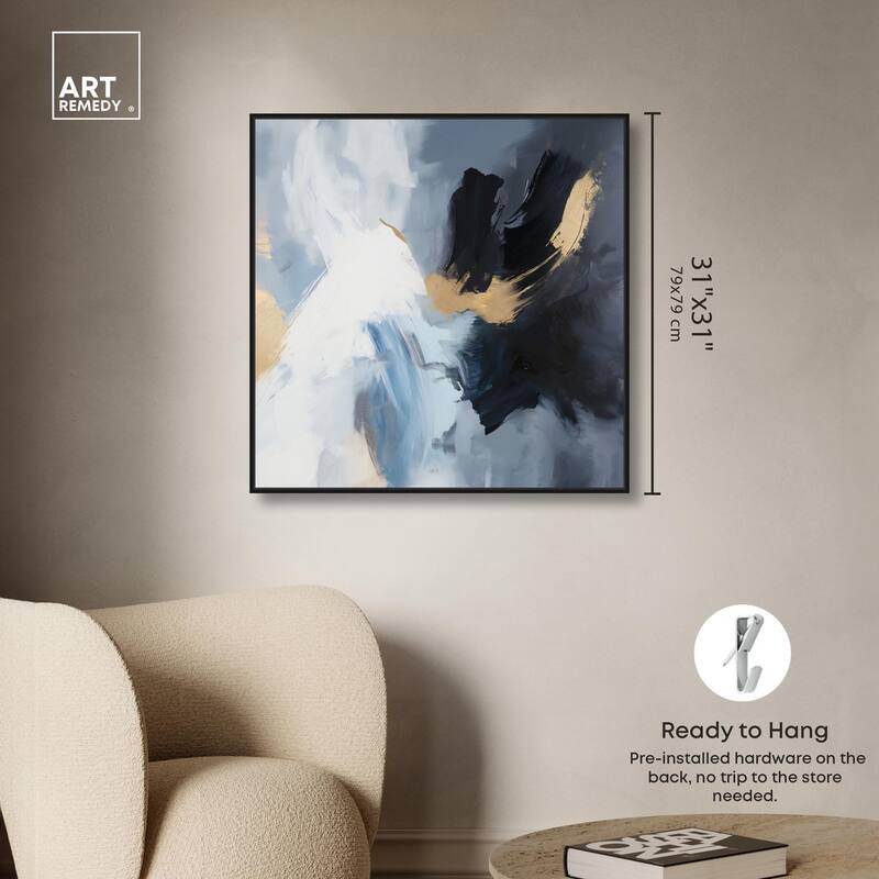 Turbulence I Canvas by Art Remedy
