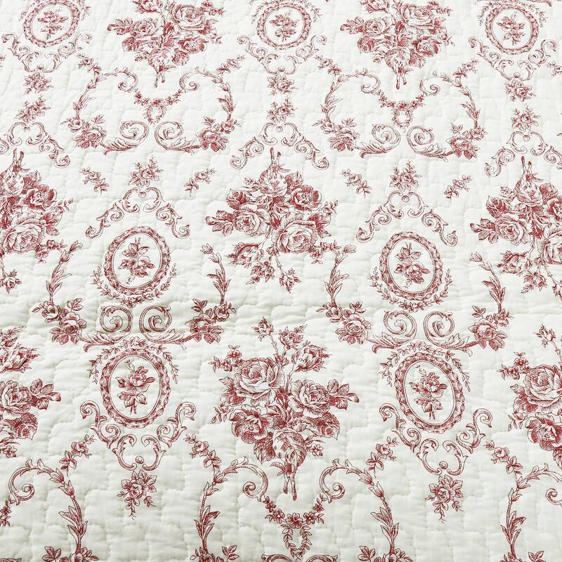 Gracewood Hollow Mekuli French Medallion 3-piece Quilt Bedding Set