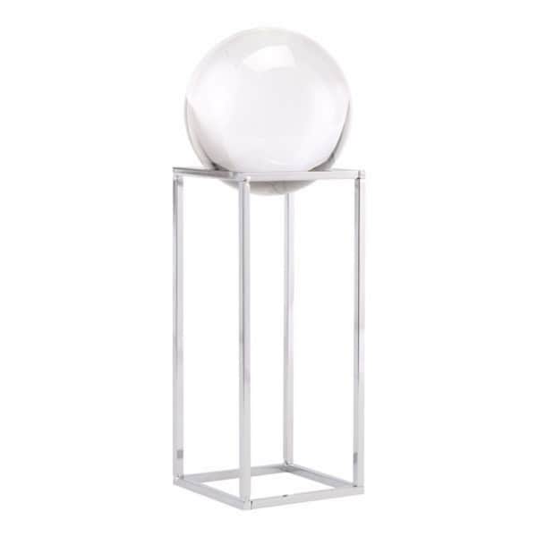 Small Silver Square Orb