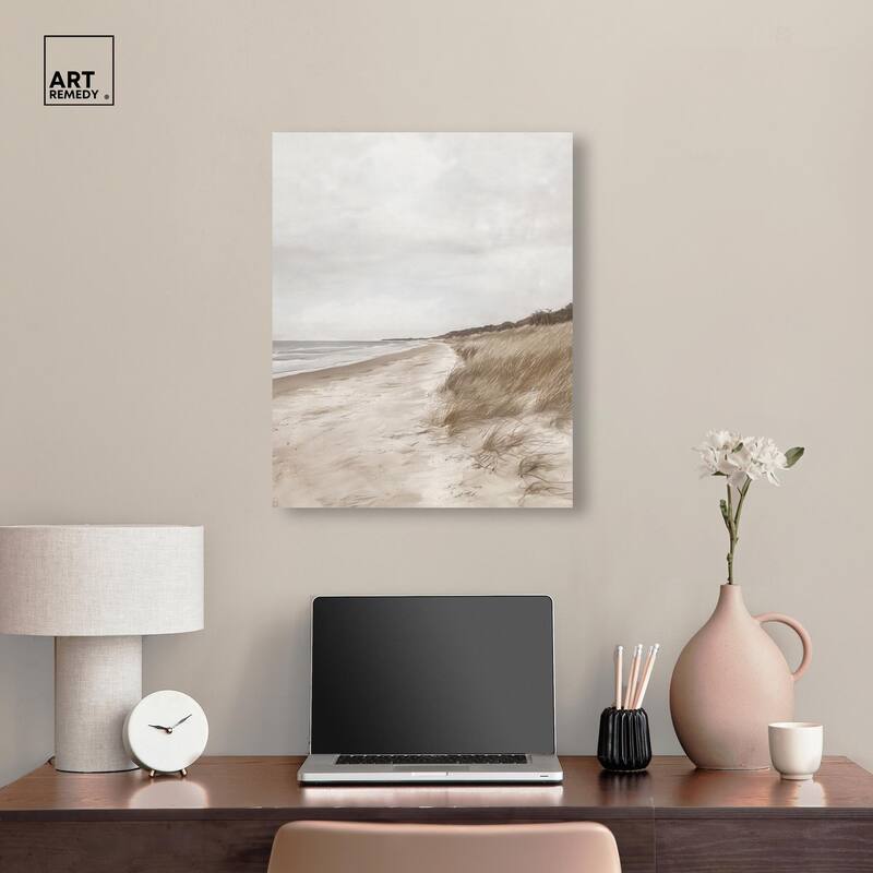 Coastal Calm Canvas by Art Remedy, Gallery Wrapped