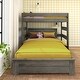 preview thumbnail 8 of 10, Max and Lily Farmhouse Twin over Queen L Shaped Bunk Bed