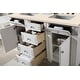 preview thumbnail 6 of 14, James Martin Vanities Bristol 60" Double Vanity, Bright White Eternal Marfil Quartz