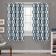 preview thumbnail 43 of 41, ATI Home Kochi Light Filtering Linen Blend Grommet Top Curtain Panel Pair 54" w x 63" l - Teal