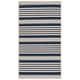 preview thumbnail 133 of 193, SAFAVIEH Courtyard Charmaine Indoor/ Outdoor Waterproof Area Rug 2'3" x 5' - Navy/Beige