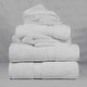 preview thumbnail 98 of 159, Superior Egyptian Cotton Pile Heavyweight 6-Piece Towel Set 6-Piece Set - White