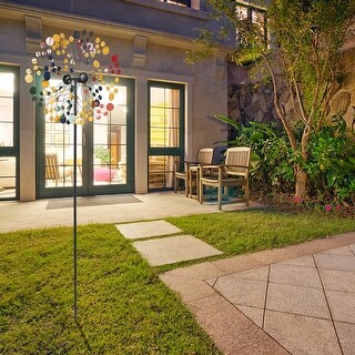 Multicolor Windmill Outdoor Decor Multicolor Windmill Round Shape - Bed Bath & Beyond ...