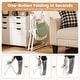 preview thumbnail 11 of 19, Gymax Foldable High Chair Easy Clean Compact Highchair w/ Removable