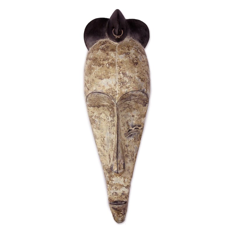 Novica Handmade Fang Origins Wood Mask