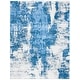 preview thumbnail 16 of 36, SAFAVIEH Jasper Maleah Modern Abstract Rug 8' x 10' - Blue/Ivory - Rectangle