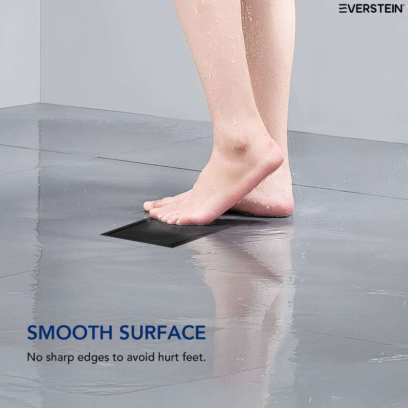 6"x6" Stainless Steel Square Shower Drain With Drain Cover