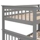preview thumbnail 16 of 18, Stairway Twin-Over-Twin Bunk Bed with Three Drawers for Bedroom,Dorm,4 Different Sizes Hide Underneath Stairs