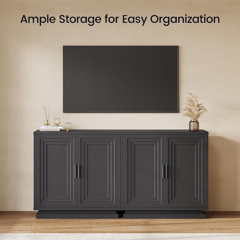 Buffet Sideboard Cabinet with Storage Doors Adjustable Shelves