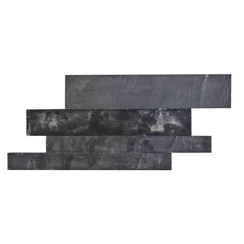 Linear Lines 6 in. x 12 in. Split Face Slate Wall Tile