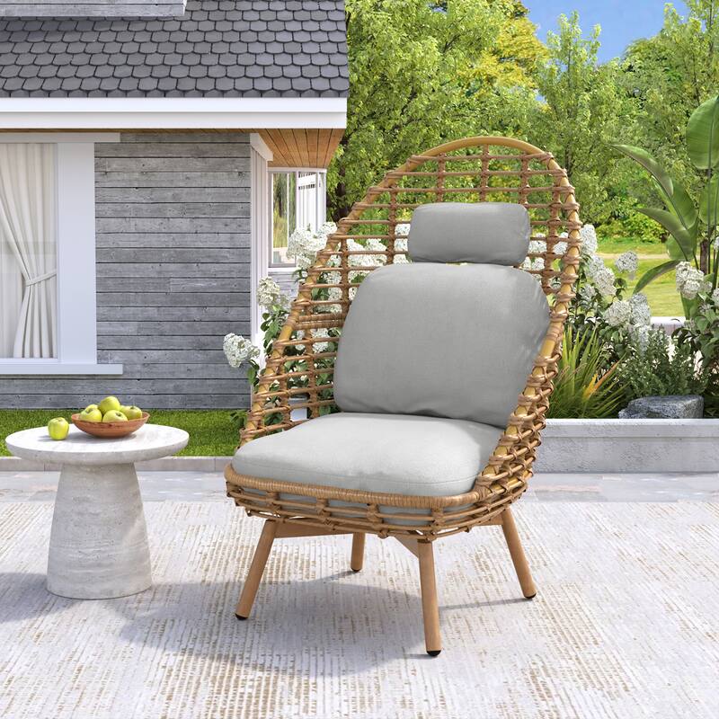 Christopher Knight Home - Mendoza Outdoor PE Rattan Lounge Chair