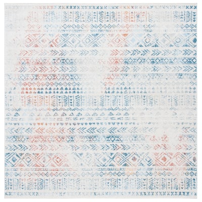 SAFAVIEH Tulum Sophronia Moroccan Boho Rug - 6'7" Square