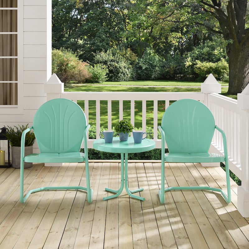 Crosley Griffith 3-piece Metal Outdoor Conversation Set
