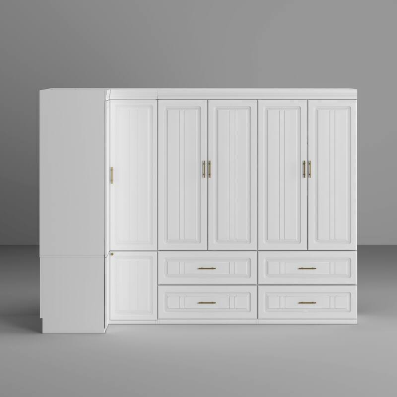 Armoires Wardrobes Hanging Drawers Home Storage Cabinet Combo Dresser