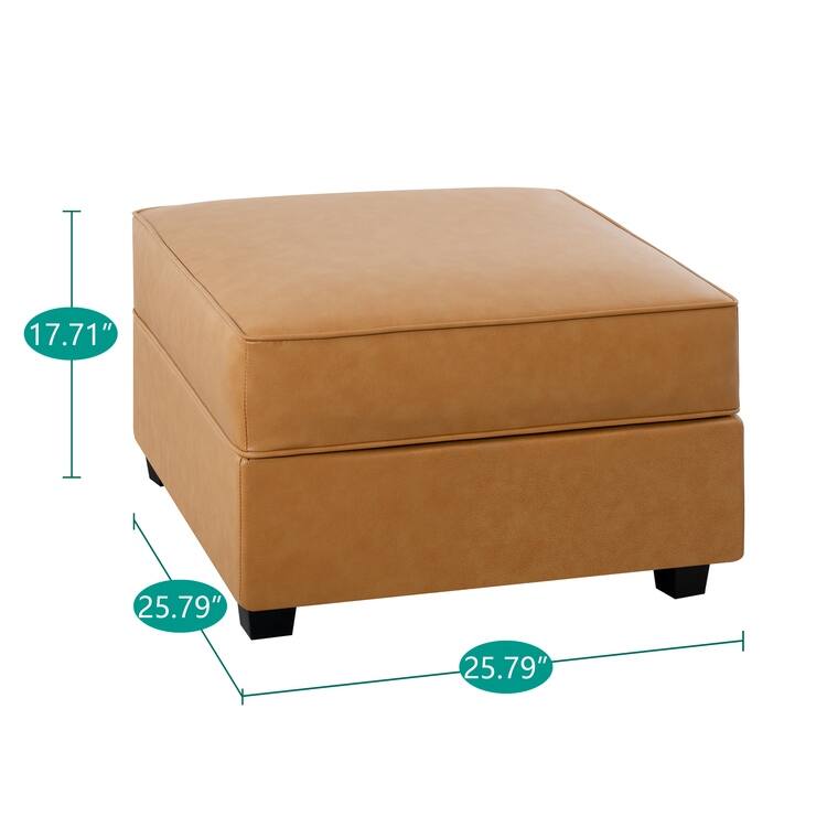 Modern DIY Convertible Modular Sectional Ultimate Sofa Collection - Optional Ottoman Middle and Armrest Modules