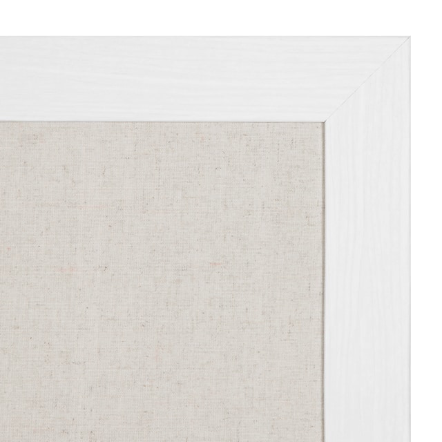 DesignOvation Beatrice Framed Linen Fabric Pinboard