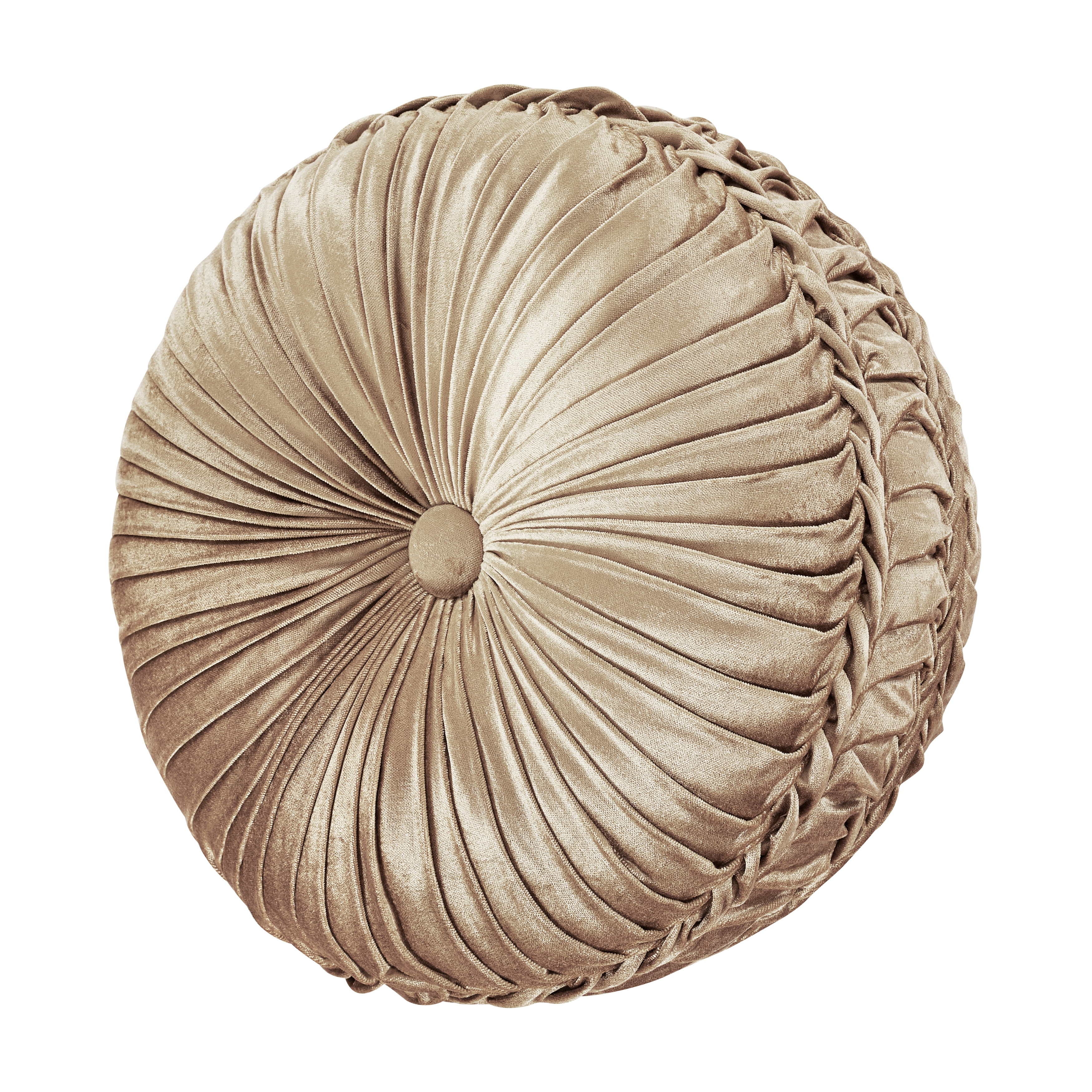 J. Queen New York Sandstone Tufted Round Decorative Throw Pillow