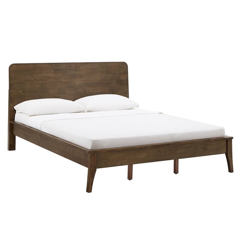 Clark Mid-century Modern Wooden Platform Bed by iNSPIRE Q Modern