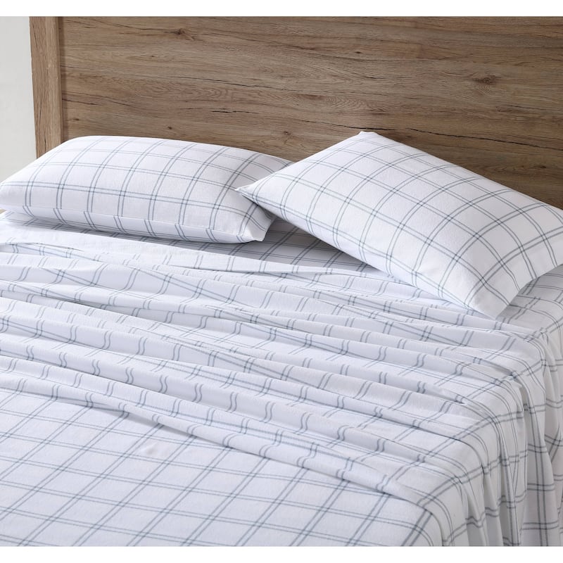 Eddie Bauer Printed Cotton Flannel Sheet Set