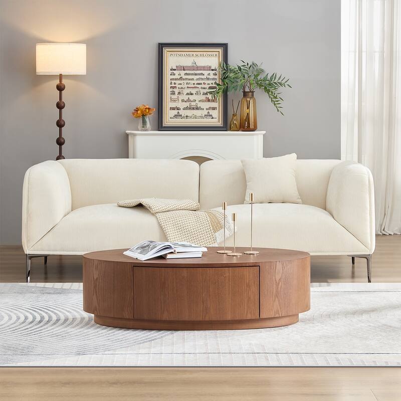Modern Luxury Oval Coffee Table