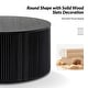 preview thumbnail 3 of 5, Lance Modern 35.4" Round Coffee Table by HULALA HOME