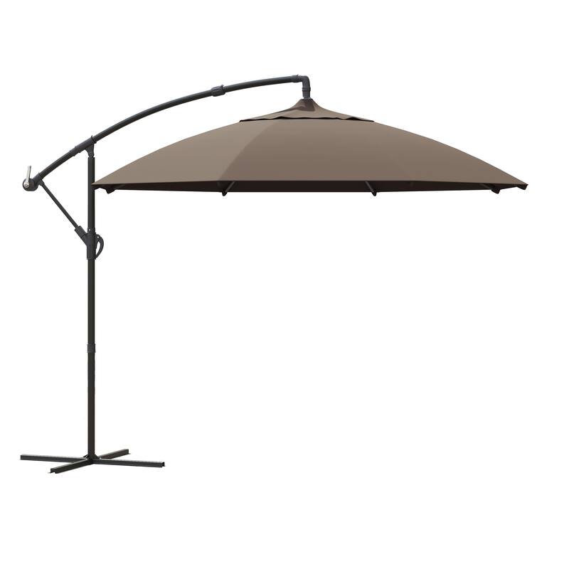 Corvus Vera 10-foot Offset Cantilever Hanging Canopy Patio Umbrella