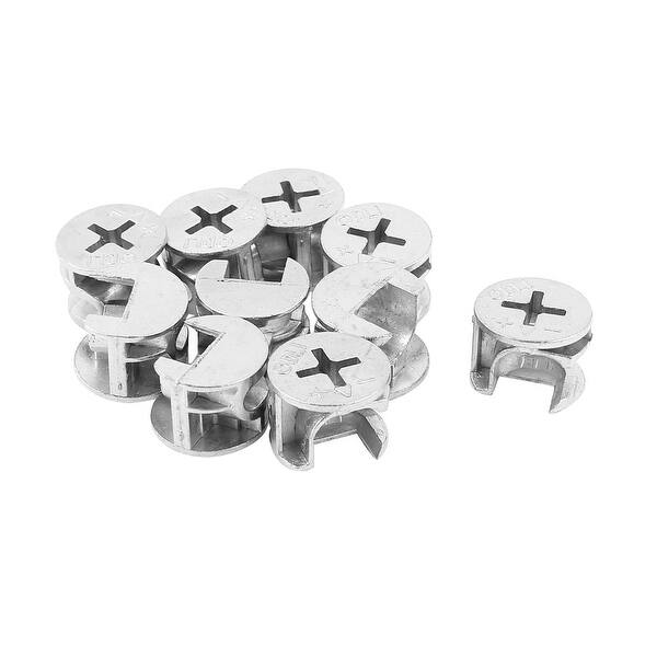 Shop Hardware Parts 15mm Dia Cabinet Furniture Connecting Cam Fittings 10 Pcs Overstock 17594386