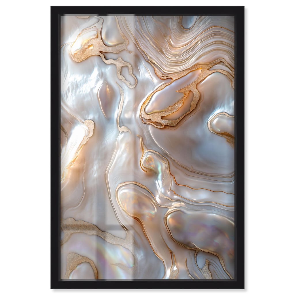 Fluid Preciousness I Shadowbox by Art Remedy