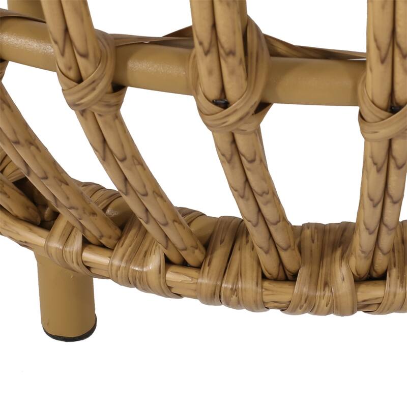 19.7" Wicker Coffee Table