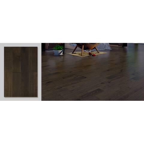 East West Furniture Interlock Hardwood Floor Tiles - Engineered Wood Flooring for Indoor (Color Option)