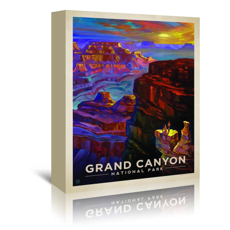 Kc Np Grand Canyon Sunset by Anderson Design Group Wrapped Canvas ...