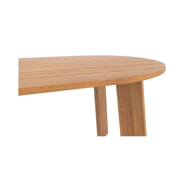 The Arth inavance one's table オーク NADAAL STUDIOS Anea, Oval Wooden Outdoor Dining Table, Seats
