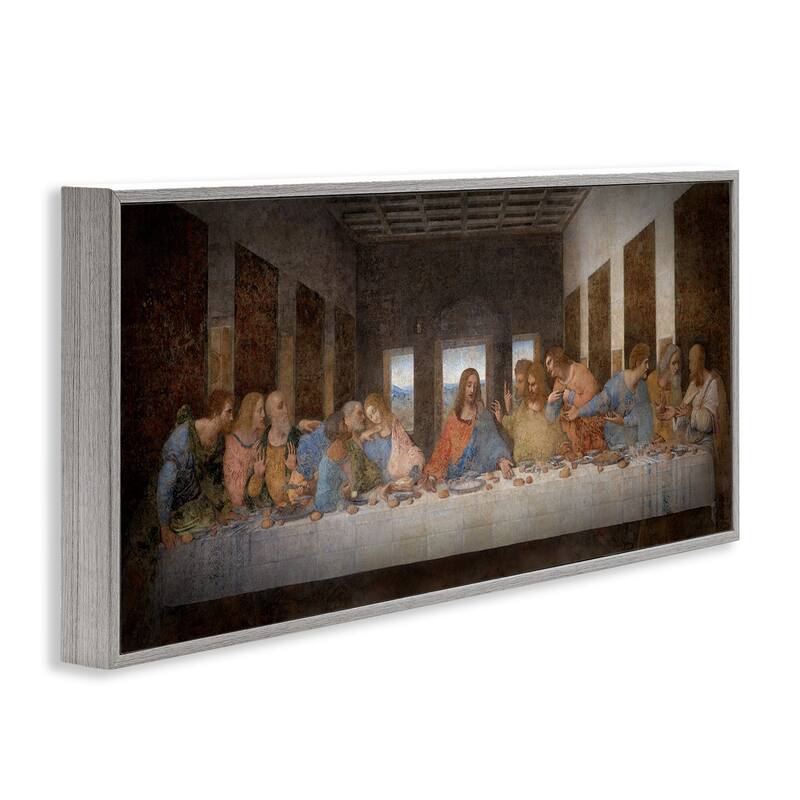 Da Vinci The Last Supper Religious Classical Painting Framed Wall Art