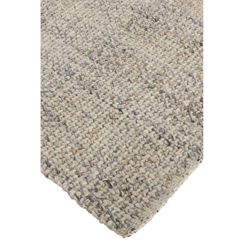 Siona Space Dyed In/Outdoor Flatweave, Dusty Blue, Area Rug