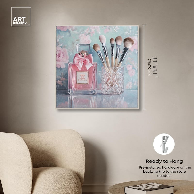 Love Dainty Perfume and Makeup Canvas by Art Remedy