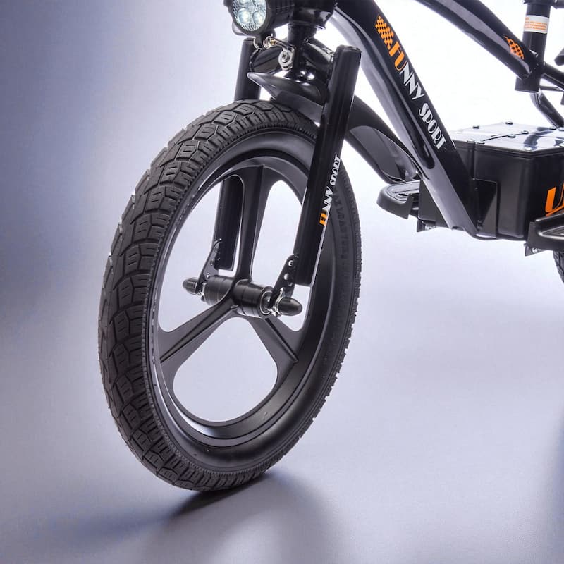 24V Kids Electric Dirt Bike with 300W Motor, 16in Wheels, Handle Acceleration, Adjustable Seat, Power Display & Hand Brakes
