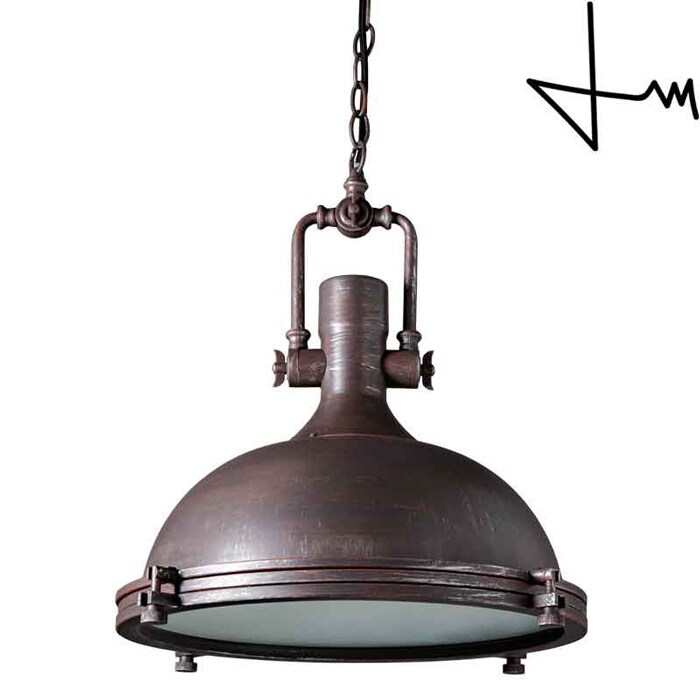 Large Industrial Nautical Hanging Pendant Ceiling Light Fixture