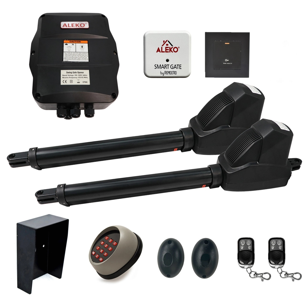 ALEKO Smart Accessories Kit Dual Gate Opener for Swing Gate up to 36 ft 1760 lb