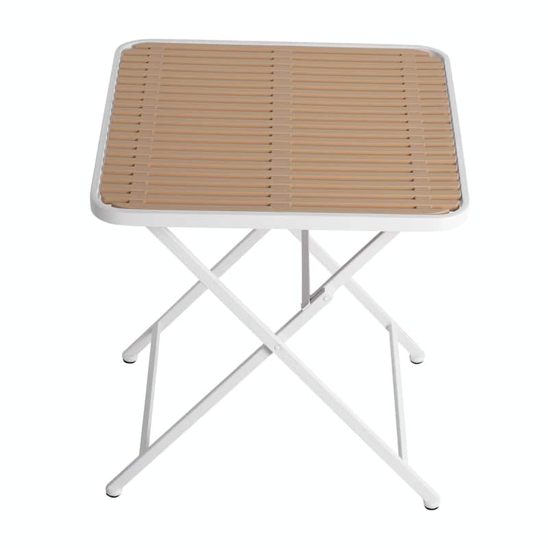 Folding Square Table - Indoor/Outdoor PP & Metal