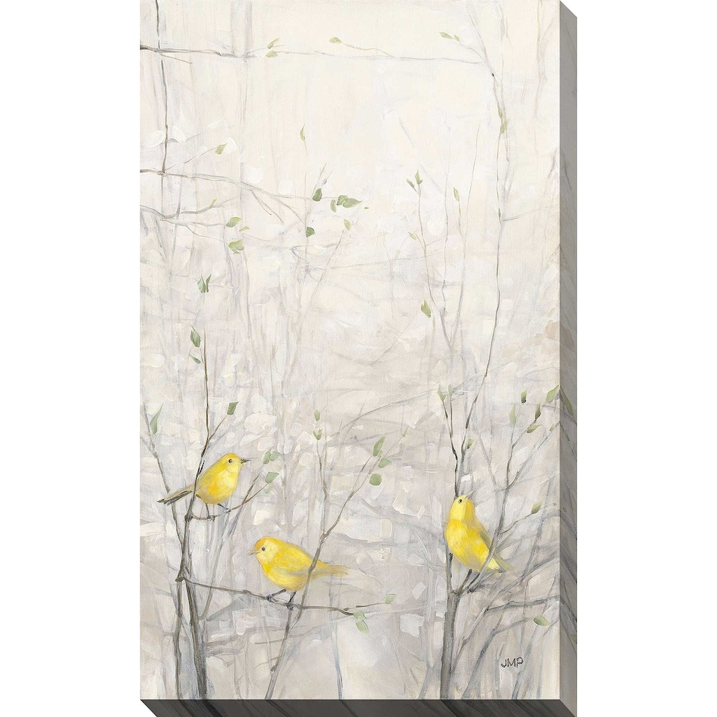 "Birds in Trees I" by Julia Purinton Print on Canvas