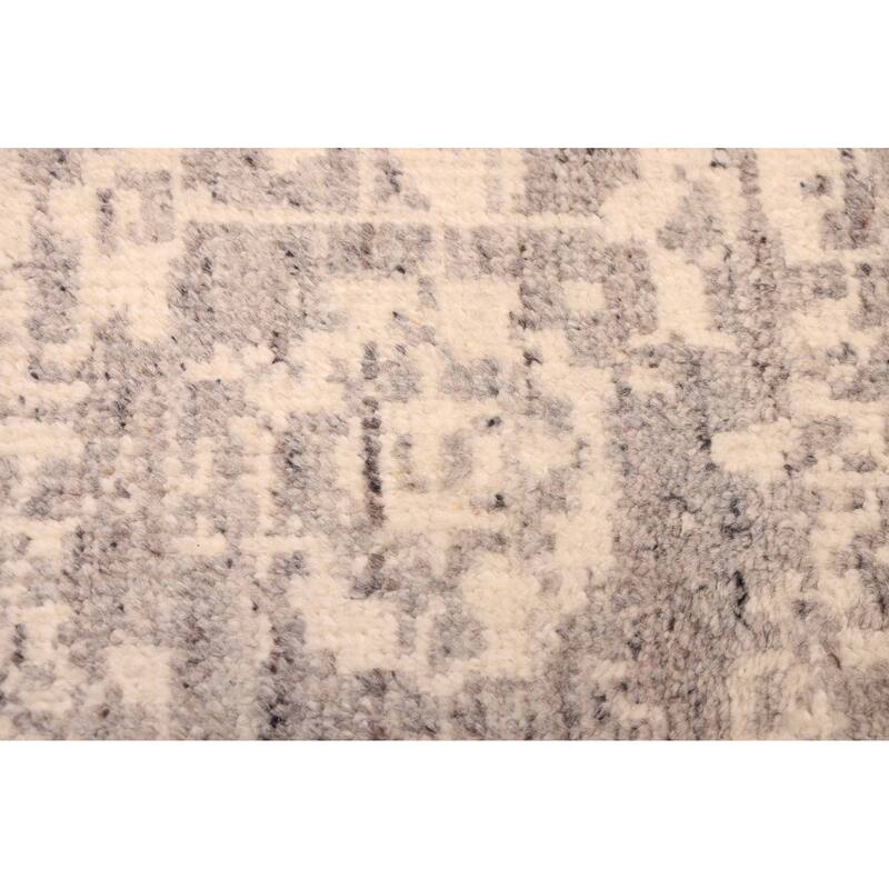 ECARPETGALLERY Hand-knotted Jules Serapi Dark Grey Wool Rug - 9'0 x 12'0