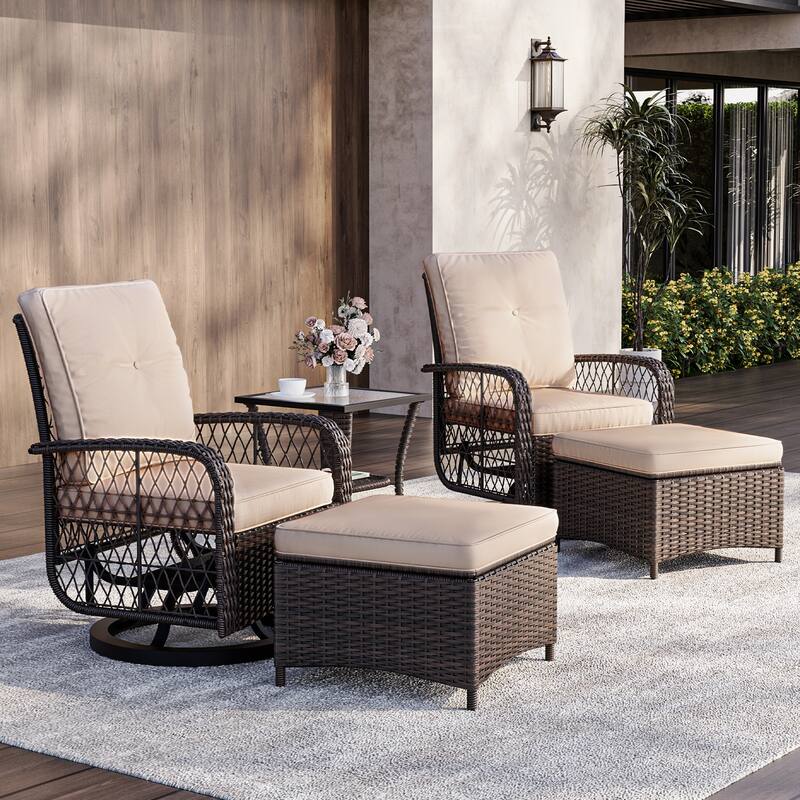 5 Piece Outdoor Patio Furniture Set