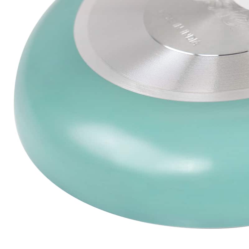 8 in. Nonstick Aluminum Frying Pan in Turquoise