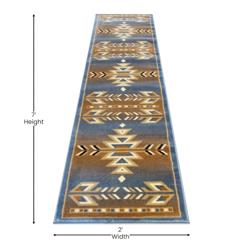 Multipurpose Southwestern Style Patterned Indoor Area Rug